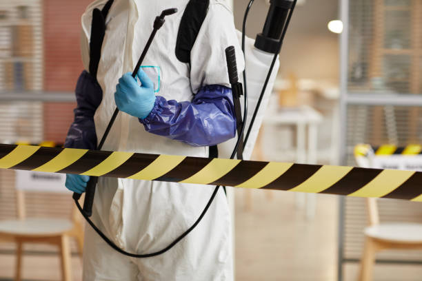 Professional Blood Cleanup technician working in Chapman, NE